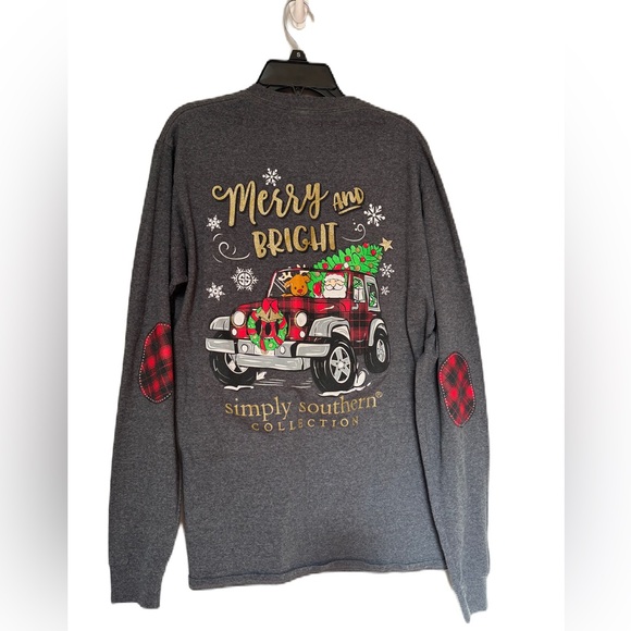 Simply Southern Christmas long sleeved t-shirt size M women’s - Picture 2 of 4
